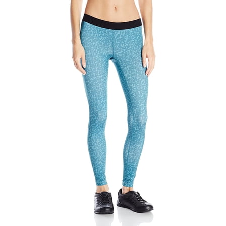 soffe women's dri legging, teal hatch, x-small