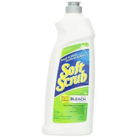 soft scrub cleanser with bleach, 24 ounce (pack of 3)