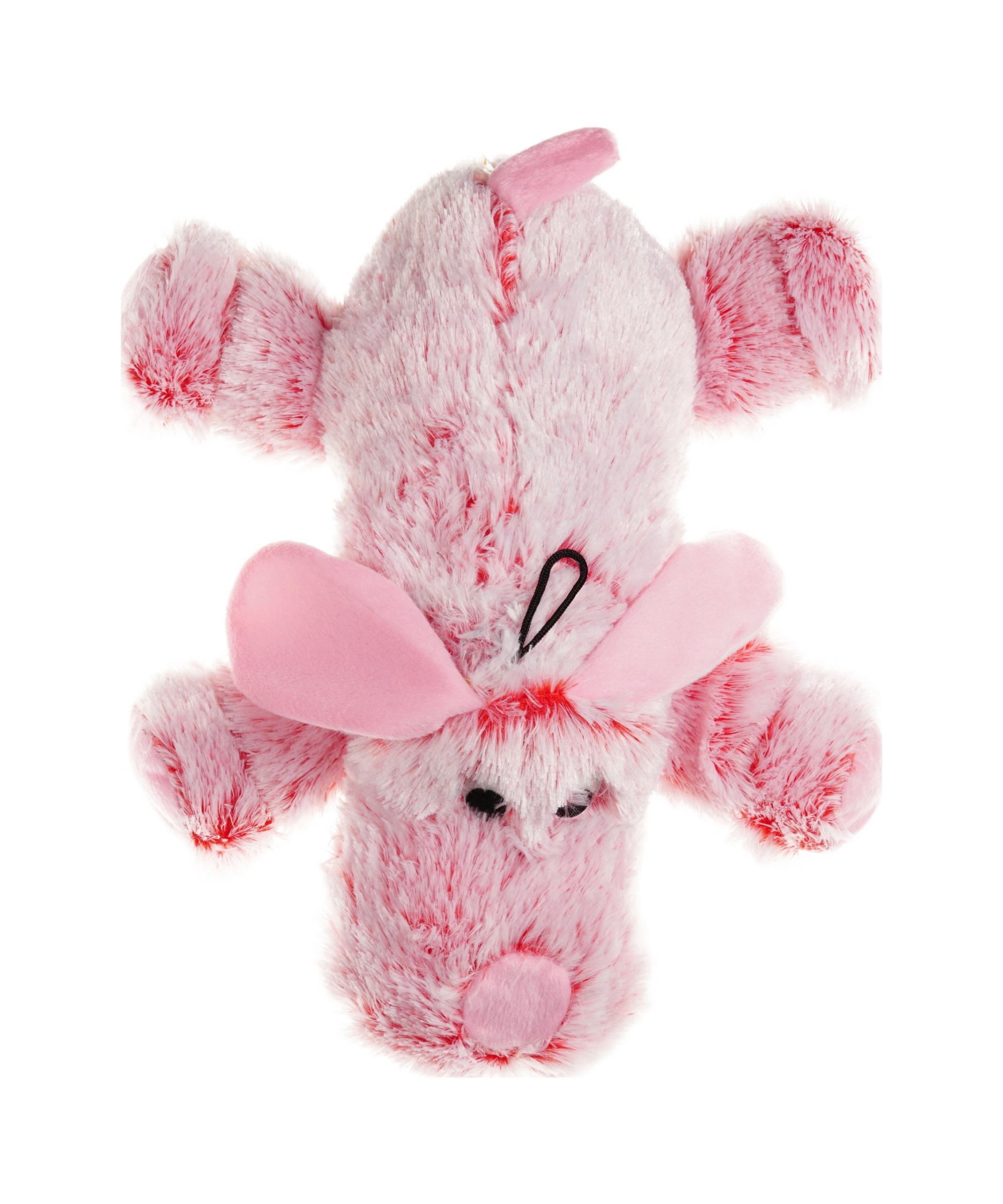 soft stuffed dog toy with grunt sound 14"