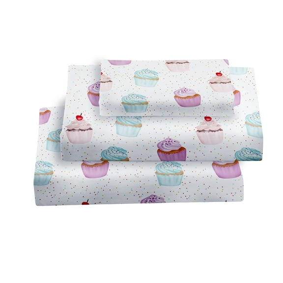 Softan Store 3-Piece Multicolor Super Soft Microfiber Bed Sheet Set, Twin - Machine Washable