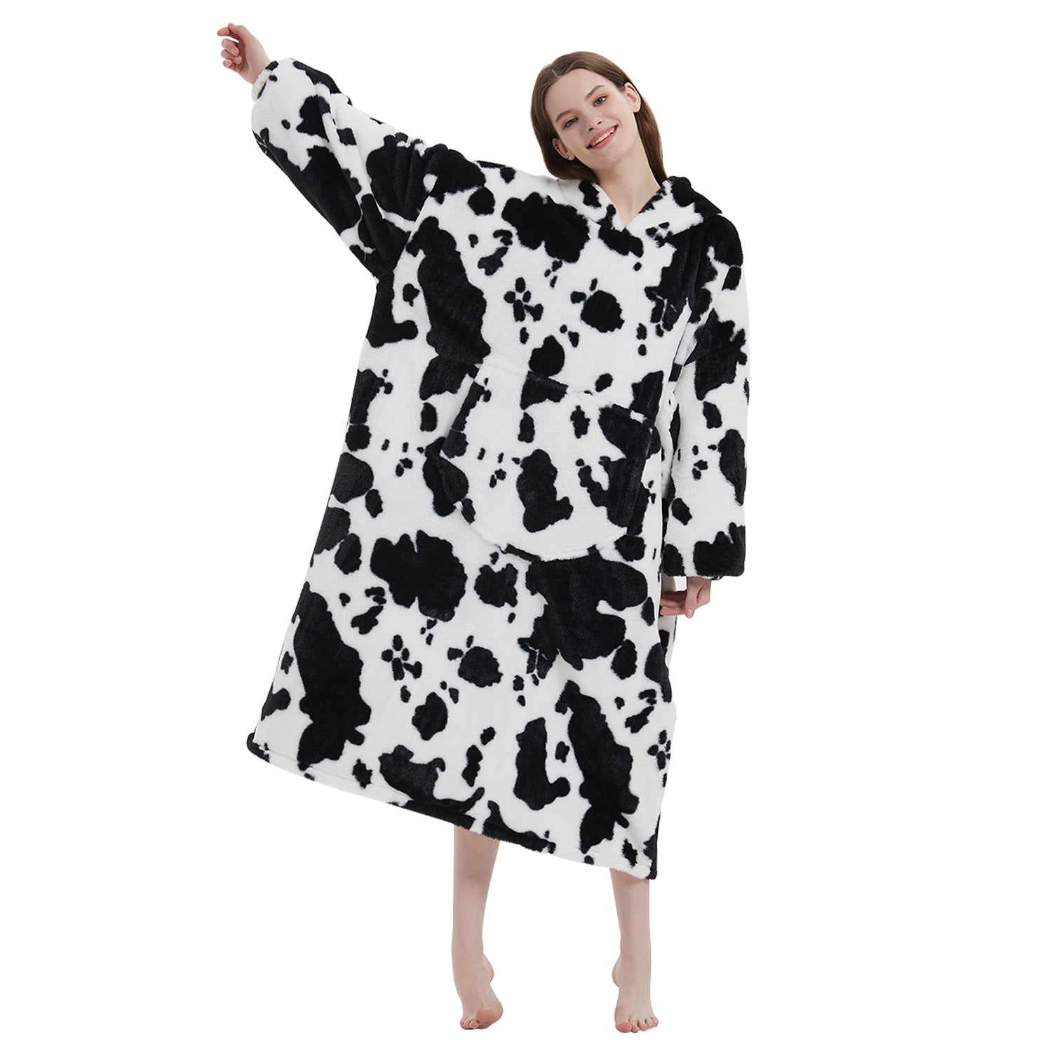 softan Blanket Hoodie, Extra Long Wearable Blanket for Adult Women and Men Gifts, Super Warm and