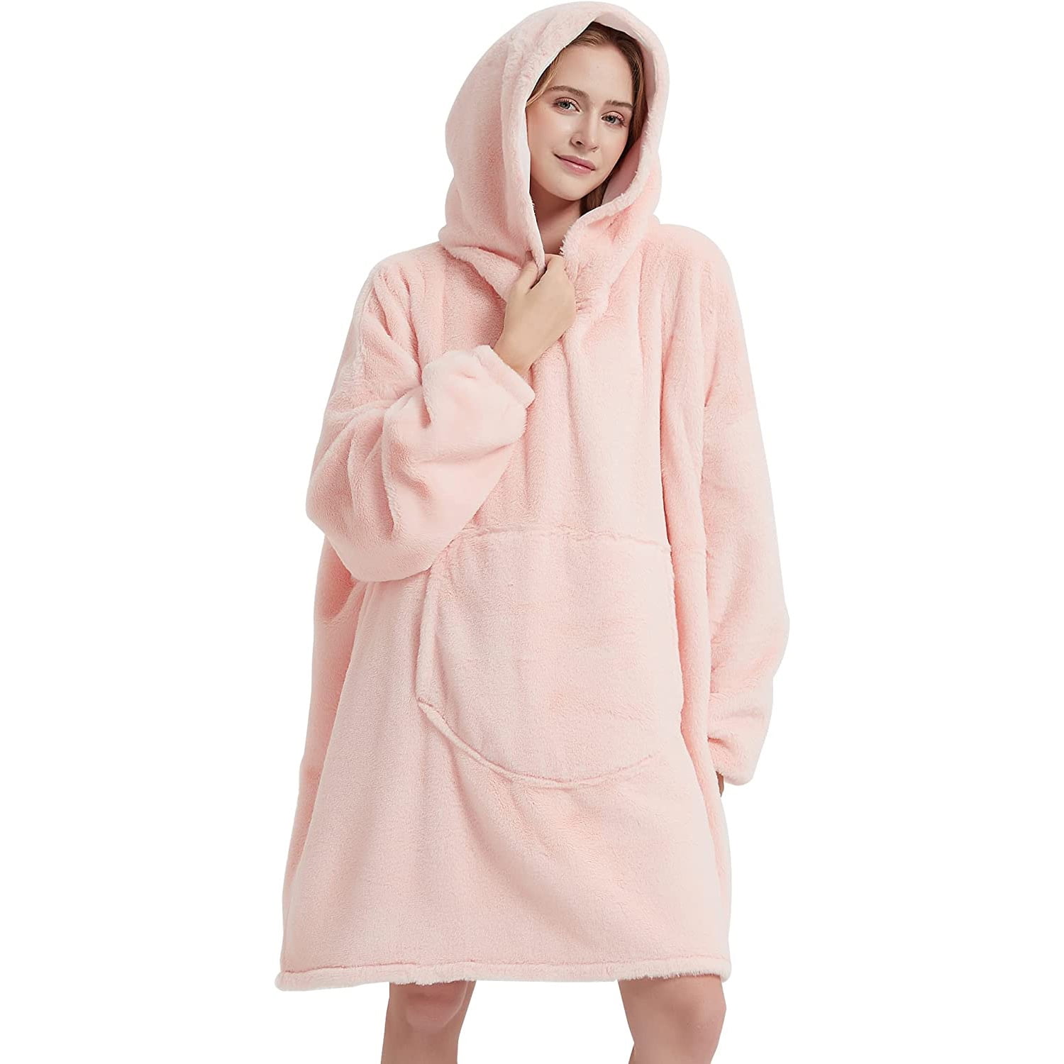 softan Blanket Hoodie, Oversized Wearable Blanket for Adult Women and