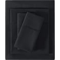 thumbnail image 1 of softan Full Size Sheet Set - Soft Full Bed Sheets - Brushed Microfiber Double Sheet Set 15" Deep Pockets - Breathable 4 Pieces Sheet Set for Full Bed - Bedding Sheets & Pillowcases, Black, 1 of 5