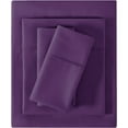 thumbnail image 1 of softan Queen Size Sheet Set - Soft Queen Bed Sheets - Brushed Microfiber Fitted Sheet with 15" Deep Pockets - Breathable 4 Pieces Sheets for Queen Size Bed - Bedding Sheets & Pillowcases, Purple, 1 of 5
