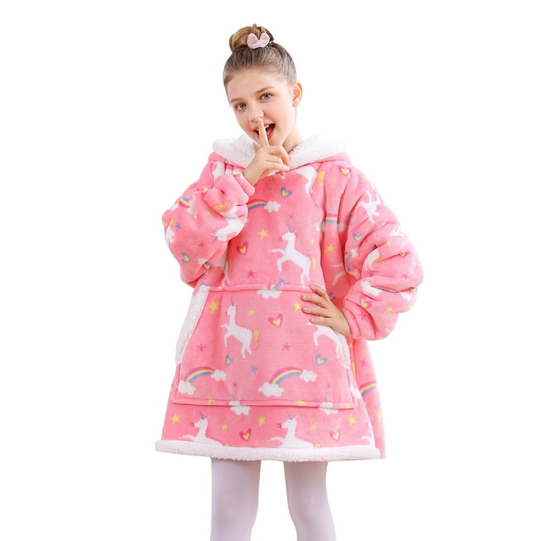 softan Wearable Blanket Hoodie for Kids, Super Warm and Soft - Main Image
