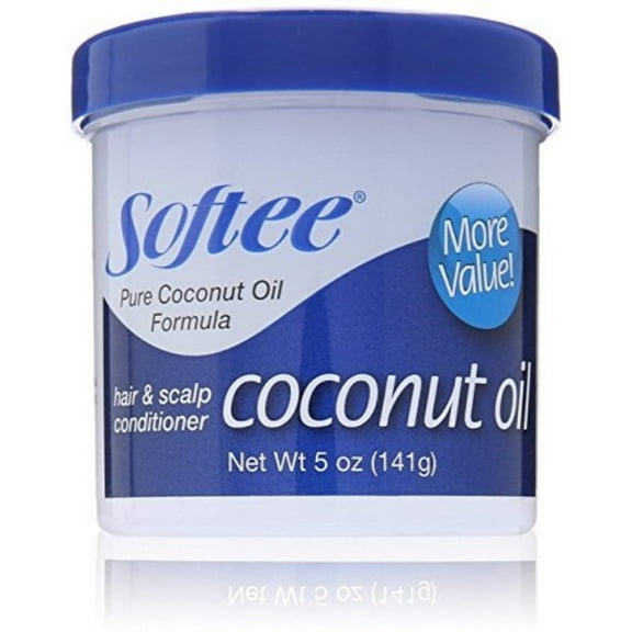 softee coconut oil hair & scalp conditioner - 5oz