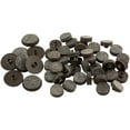 thumbnail image 1 of softtouch 1" & 1 1/2" Round Nail-On Furniture Glides, Brown (48 Pack), 1 of 5