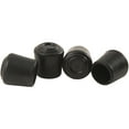 thumbnail image 1 of softtouch 1" Rubber Chair Leg Tip Replacement, Black (4 Pack), 1 of 6