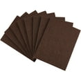 thumbnail image 1 of softtouch 4 1/2" x 6" Cut-to-Size Self-Stick Felt Furniture Pads, Brown (8 Pack), 1 of 6