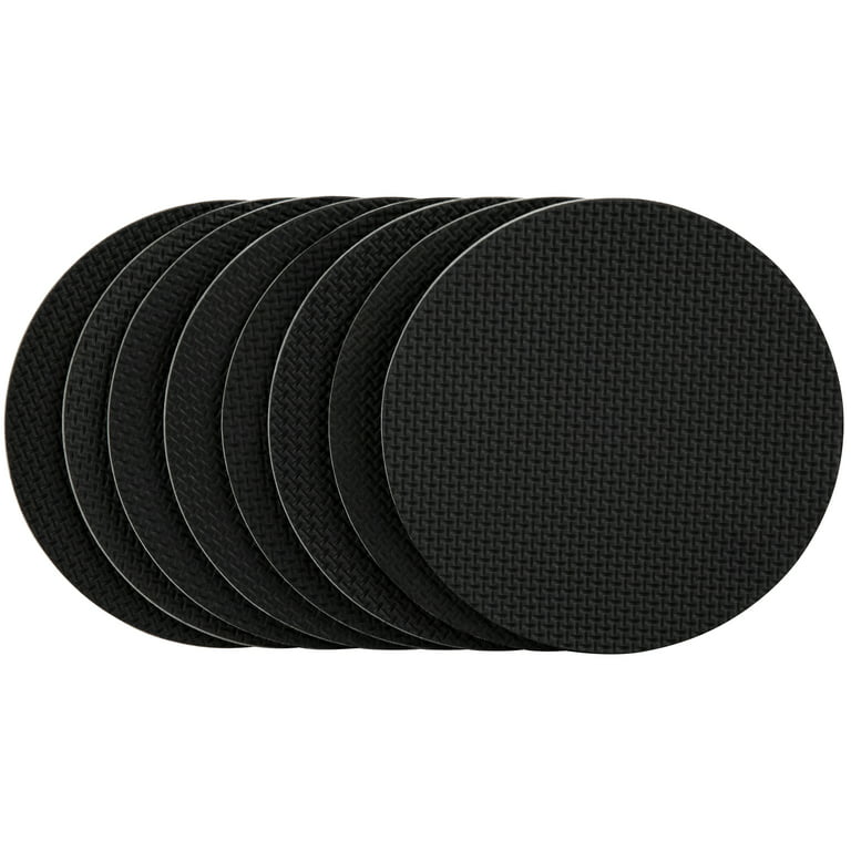 SoftTouch 16-Pack 1-in Black Round in the Felt Pads department at