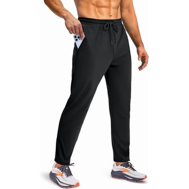 sogami Men's Athletic Sweatpants Joggers with Zipper Pocket Workout Pants For Running
