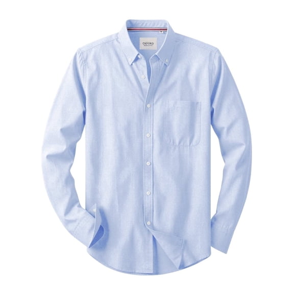 sogami Oxford Shirt For men Casual Long Sleeve Dress Shirt Cotton