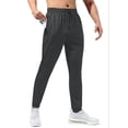 thumbnail image 1 of sogami Men's Slim Fit Joggers with Zipper Pockets Workout Pants for Gym, 1 of 7