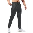 thumbnail image 1 of sogami Men's Slim Fit Joggers with Zipper Pockets Workout Pants for Gym, 1 of 6