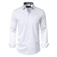 thumbnail image 1 of sogami Mens Wrinkle Free Dress Shirts Stretch Business Button Up Formal Shirt, 1 of 7