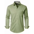 thumbnail image 1 of sogami Mens Wrinkle Free Dress Shirts Stretch Business Button Up Formal Shirt, 1 of 7