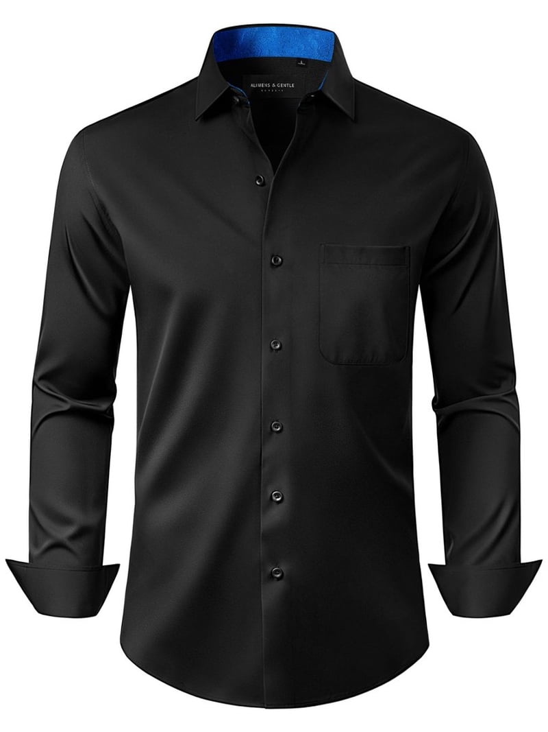 Mens Shirt Best Iron Free Dress Shirts Hisdern Men's Stretch Wrinkle Free Dress Shirts Long Sleeve Mens Shirt Best Iron Free Dress Shirts Hisdern Men's Stretch Wrinkle Free Dress Shirts Long Sleeve