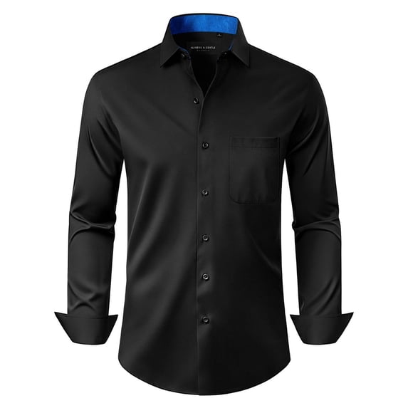 sogami Mens Wrinkle Free Dress Shirts Stretch Business Button Up Formal Shirt