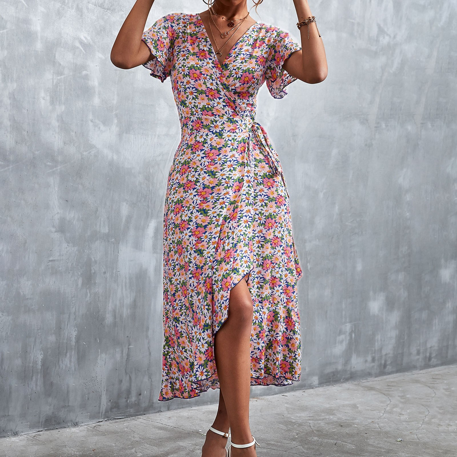alibaba dresses for ladies Wholesale women dresses casual ummer casual dresses women women elegant ummer casual dresses,2 Pieces