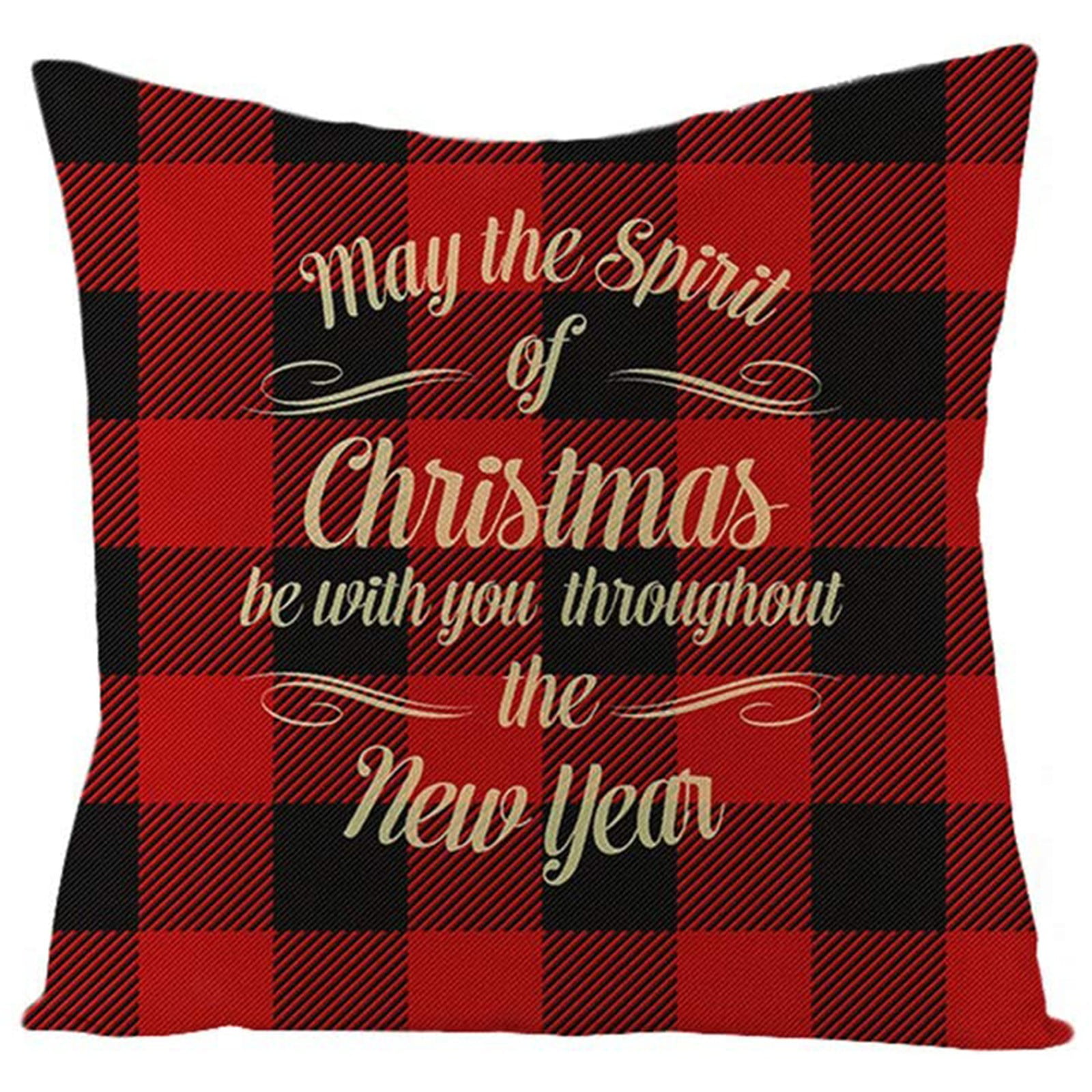 solacol 18 X 18 Pillow Covers Set of 4 Christmas Decoration Pillow