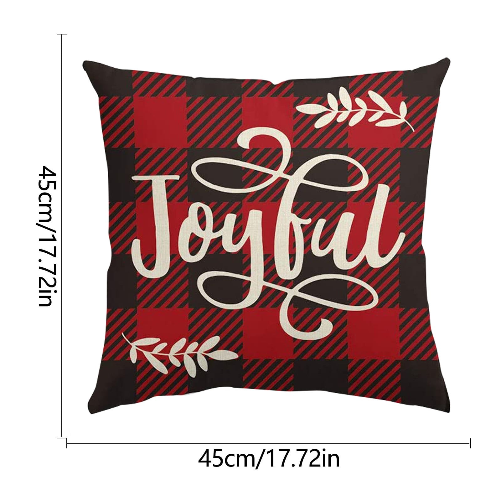 solacol 18 X 18 Pillow Covers Set of 4 Christmas Decoration Pillow