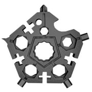 solacol 23 in Multifunctional Pentagonal Snowflake Wrench Tool Mini Key Pendant Screwdriver