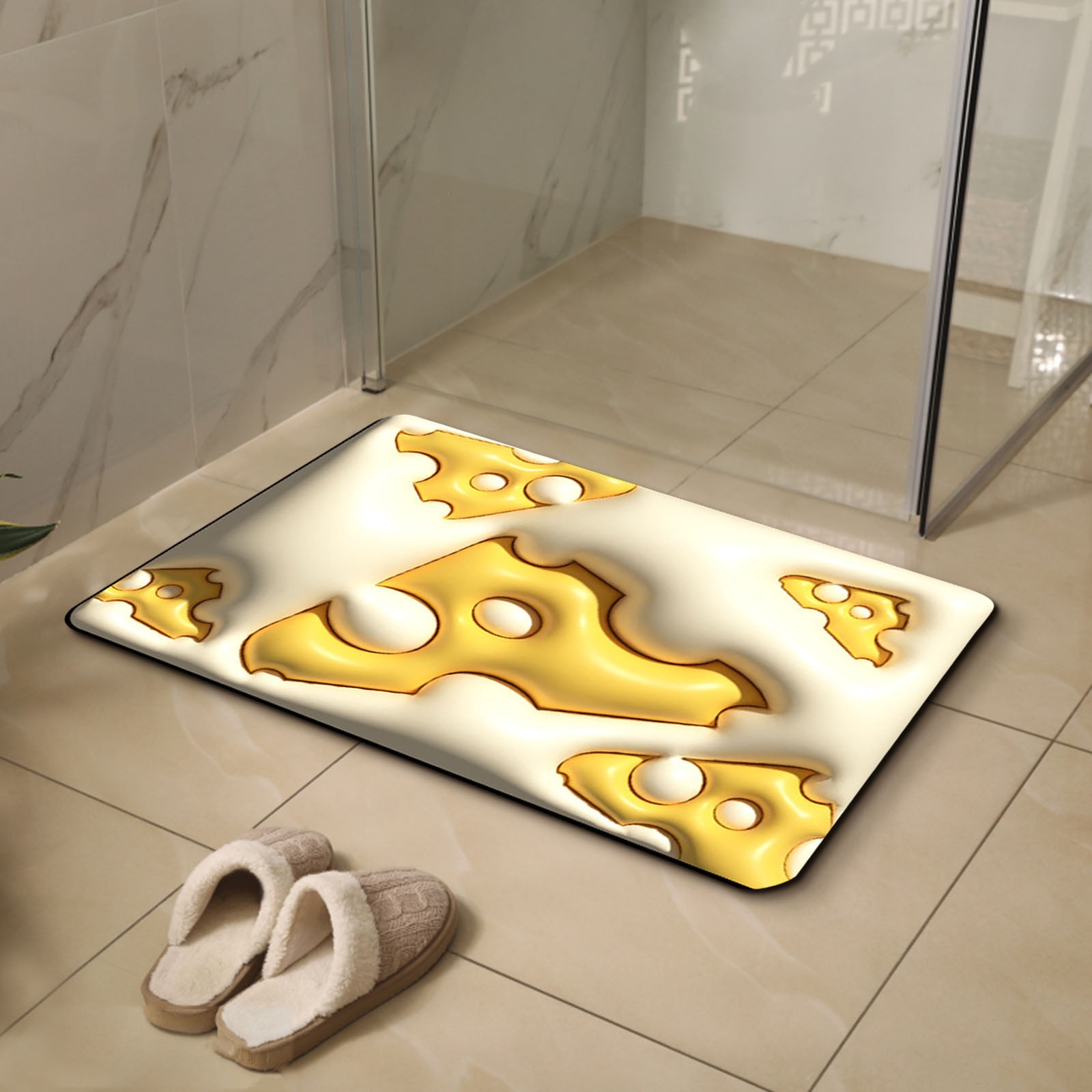 solacol Bath Mats for Bathroom Floor Soft Diatom Mud Floor Mat