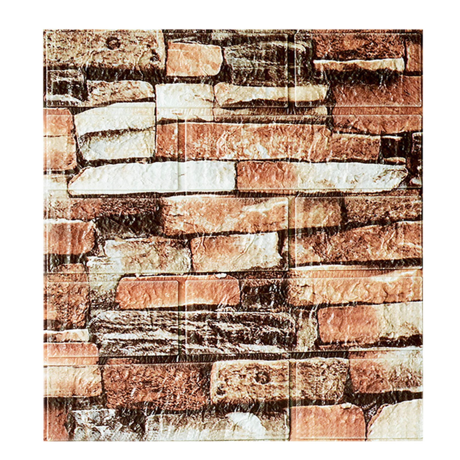 solacol Brick Wallpaper Peel and Stick 3D Textured Diy Self Adhensive 3D Brick Pattern Wallpaper