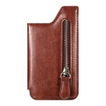 solacol Card Holder for Phone Case Stick on Multifunctional Adhesive Phone Wallet Card Holder,Mobile Phone Card Case, Card Cover, Multiple Card Holder, Zipper, Hand Back Sticker Card Case