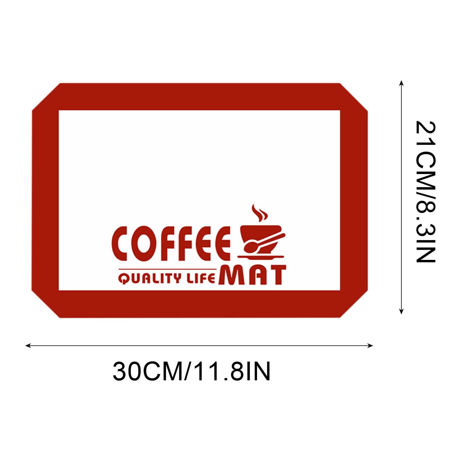 solacol Coffee MatHide Stain Absorbent Rubber Quick Drying Mat For