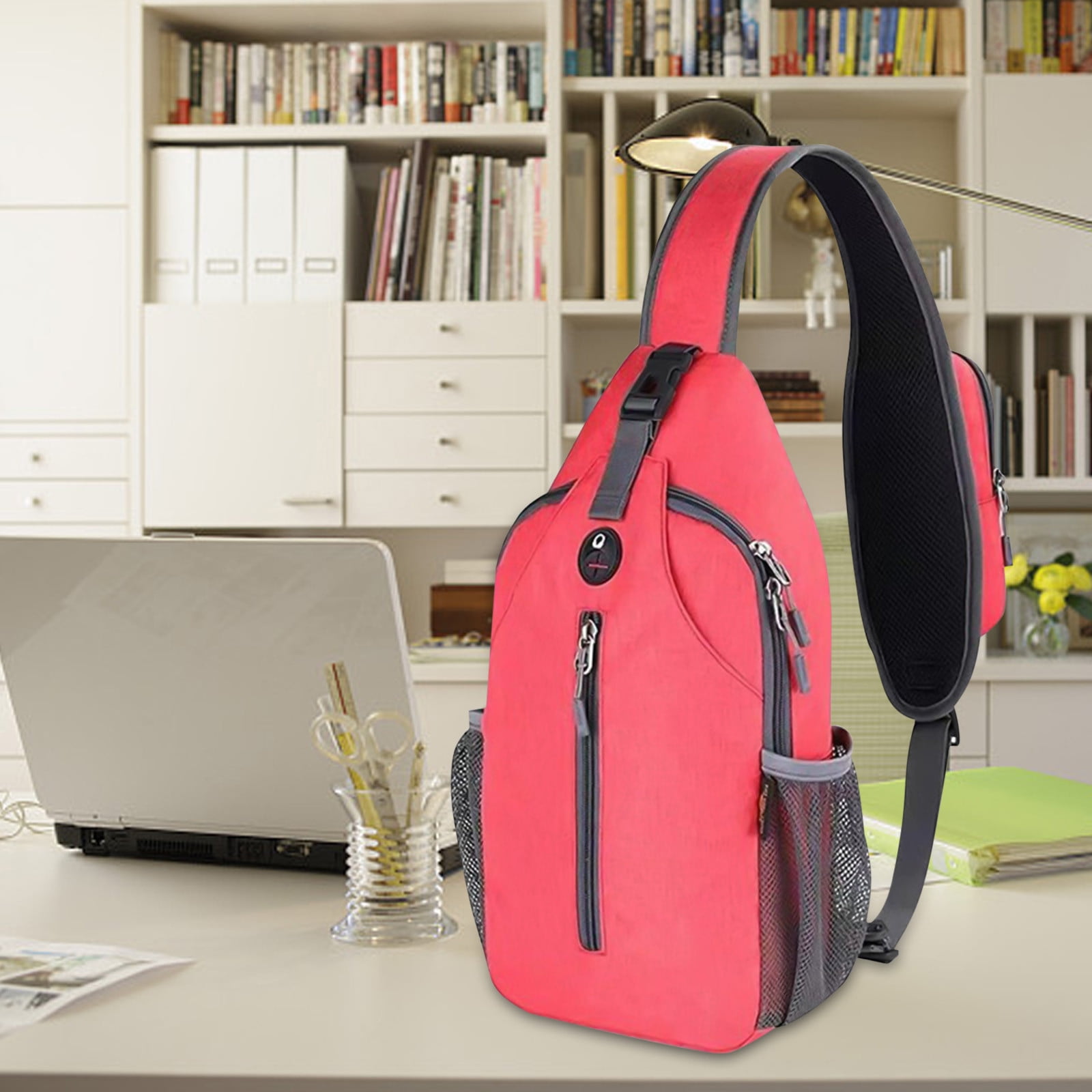 solacol Crossbody Sling Backpack Sling Bag Travel Hiking Chest Bag