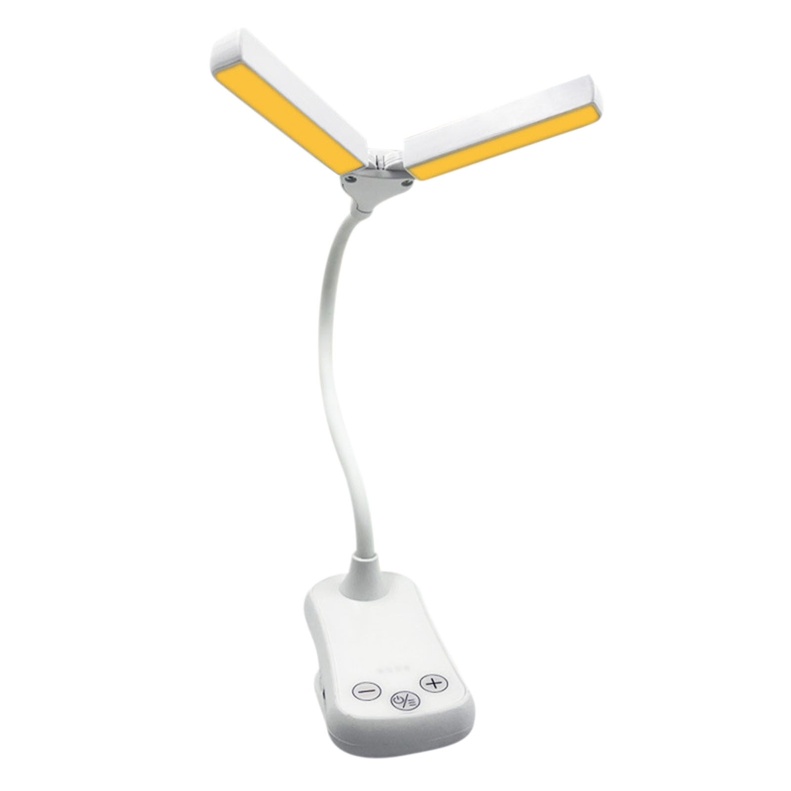 solacol Double Headed Charging Small Book Light With Three Key Control