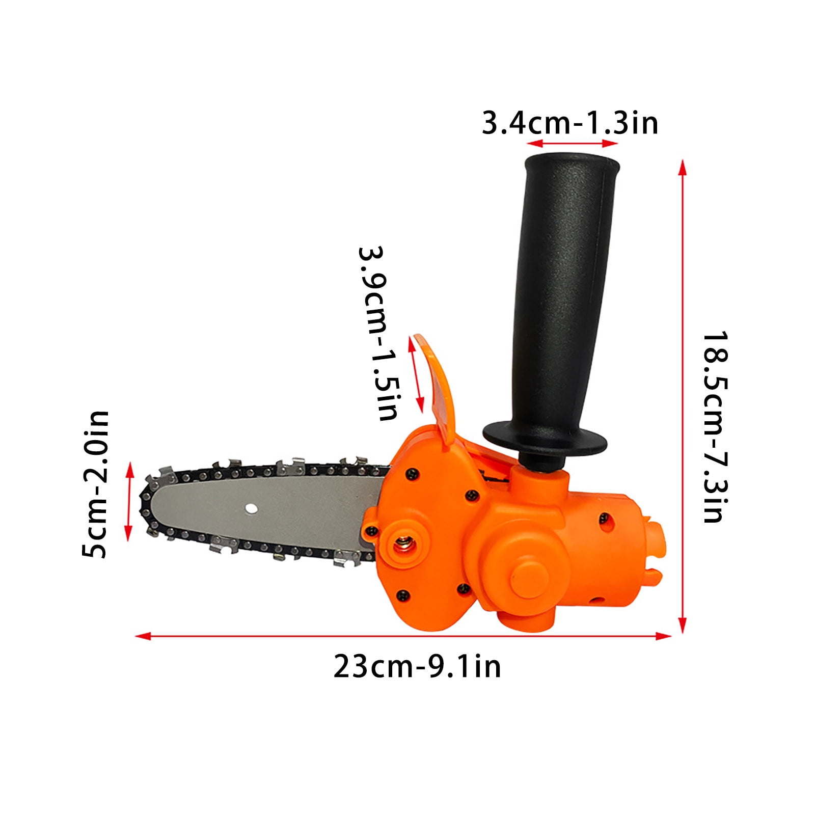 solacol Electric Drill Chainsaw, 4 in Power Drill Converts To Chainsaw