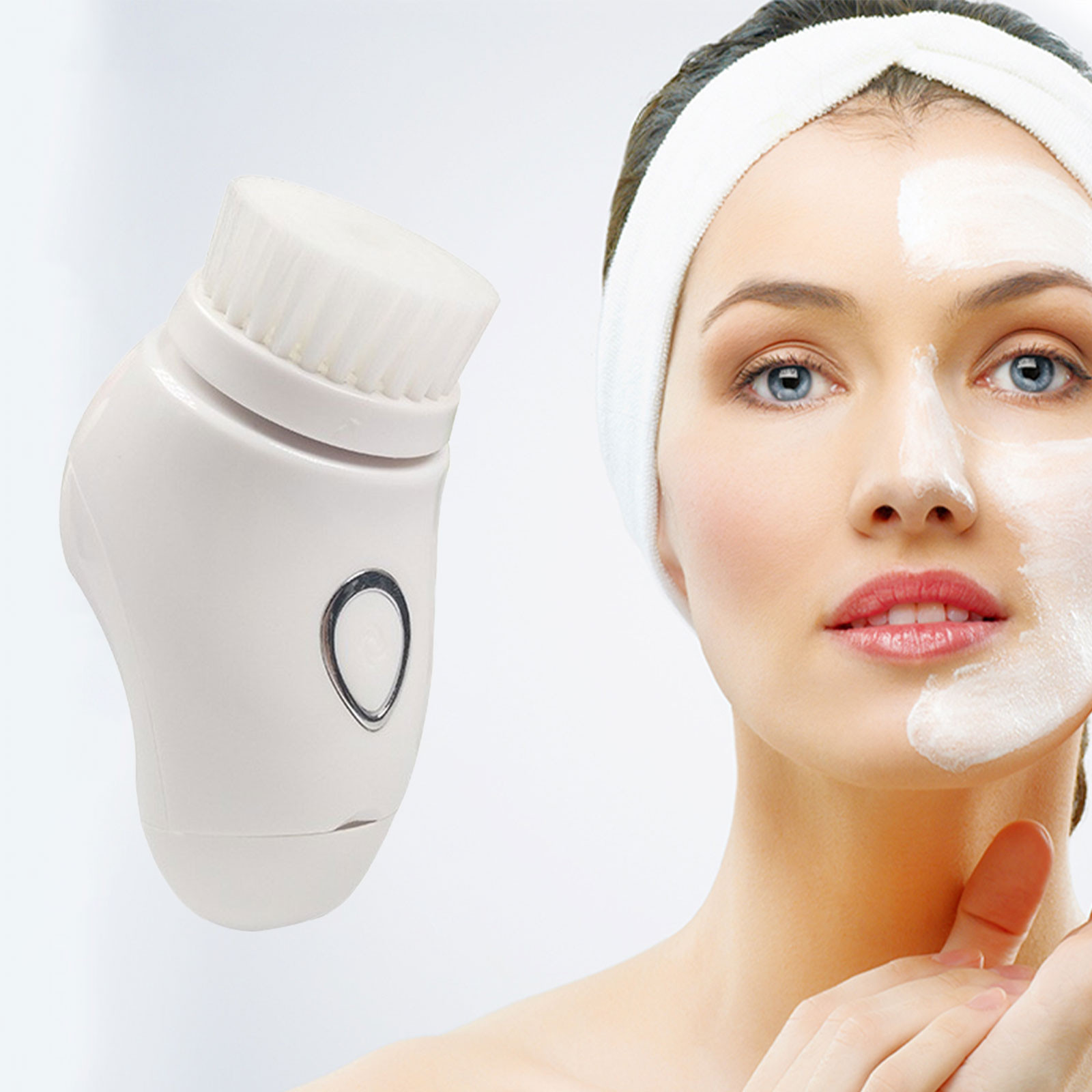 solacol Facial Cleanser for Sensitive Skin Mini Facial Cleansing Brush