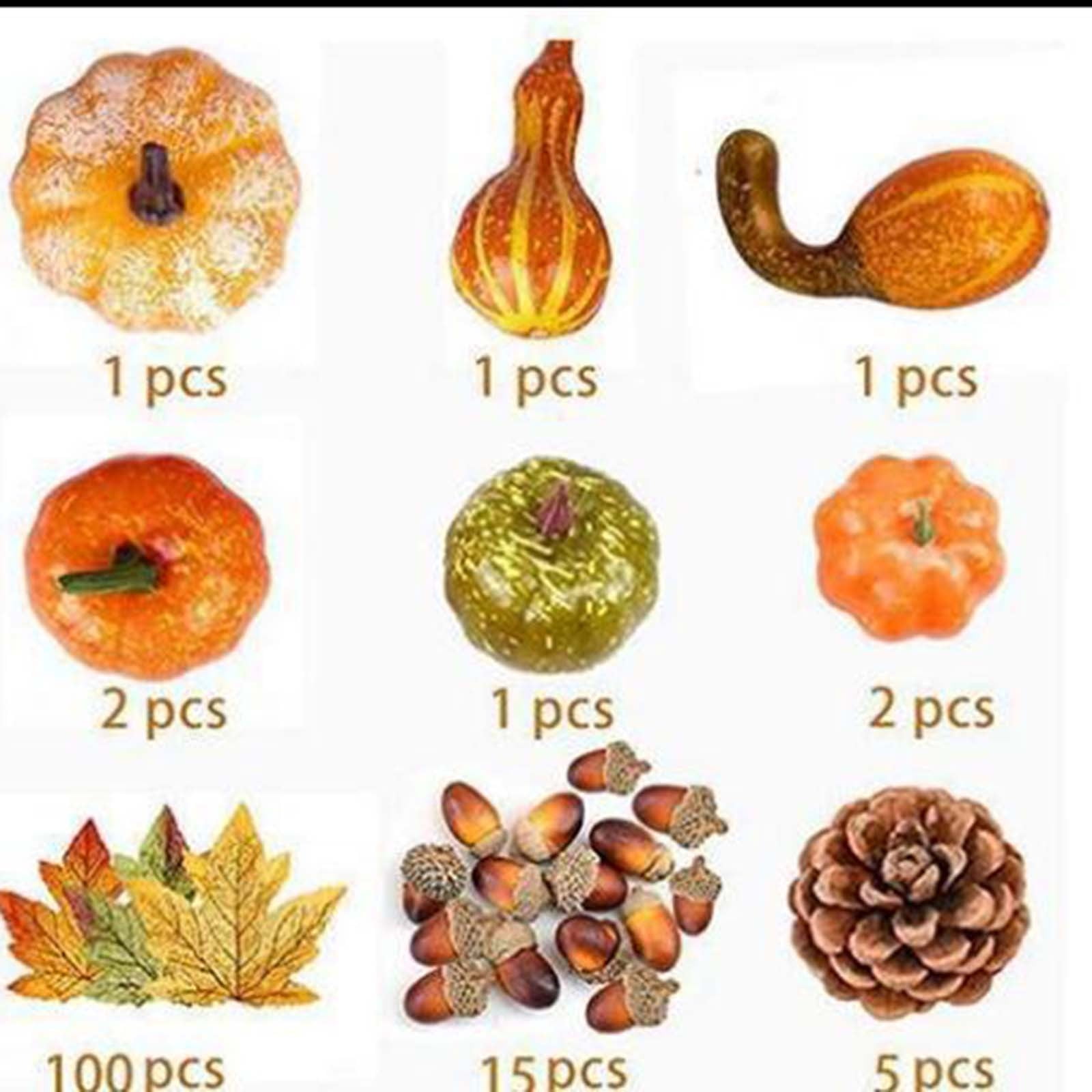 solacol Halloween Pumpkin Decorations Outdoor Artificial Pumpkins