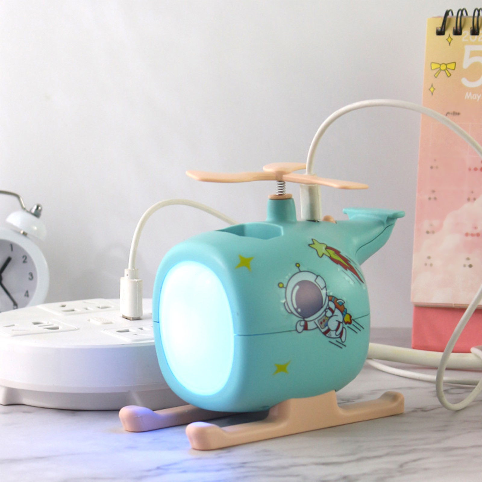 solacol Kids Desk Lamp, Dimming Rechargeable Desk Lamp for Kids with