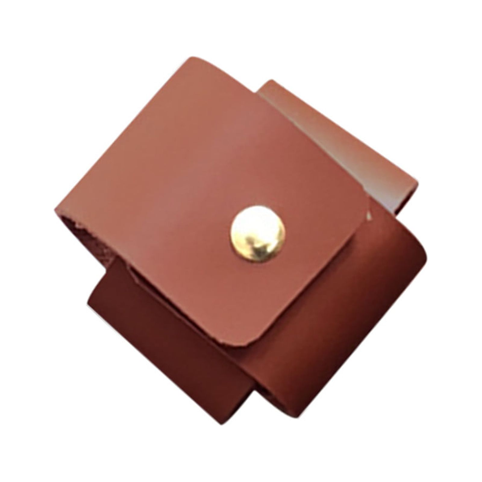 solacol Leather Golf Ball Bag Holder Portable Outdoor Golf Waist Holder