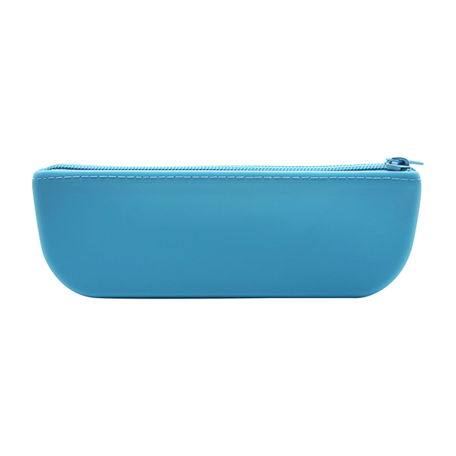 solacol Makeup Brush Travel Case Translucent Silicone Pen Bag Student