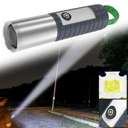 solacol New Led Multifunctional Strong Light Flashlight Charging Aluminum Alloy Telescopic Zoom Popular Mini Flashlight