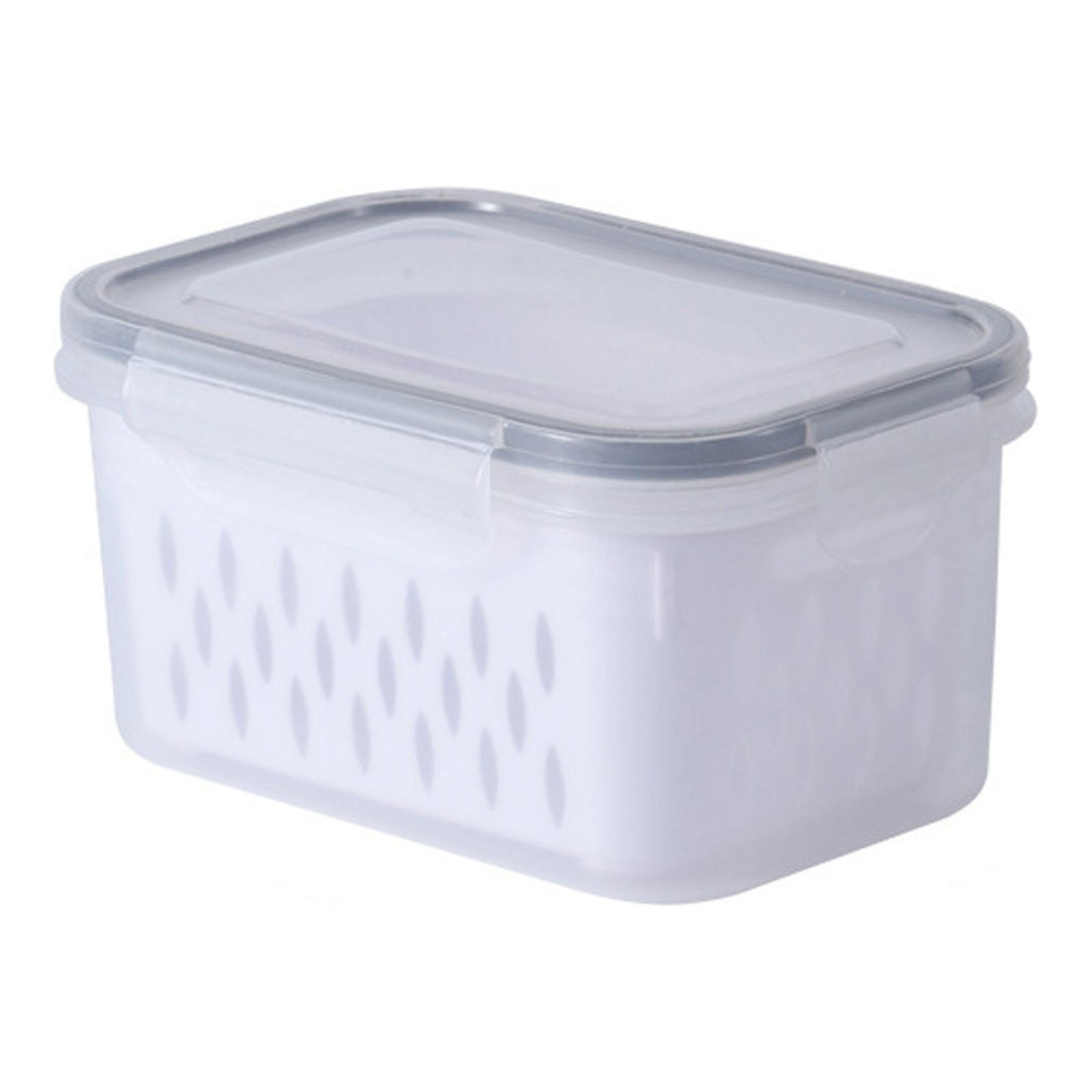 solacol Plastic Storage Bins with Lids Large Size Fruit Vegetable