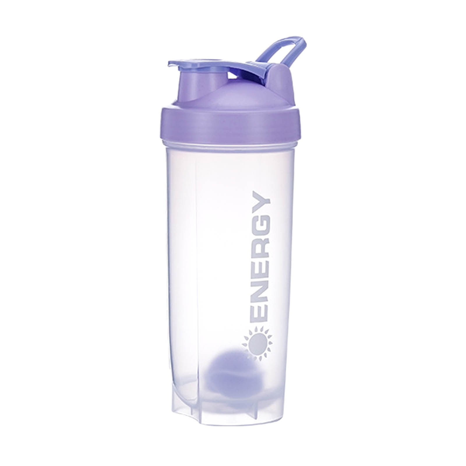 Protein shaker top with storage