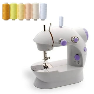Small Manual Sewing Machine Portable Mini Sewing Machine Manual Sewing Tool Thread Dress 6 Material for Kids Dresses Cording for Buttons for Backpacks