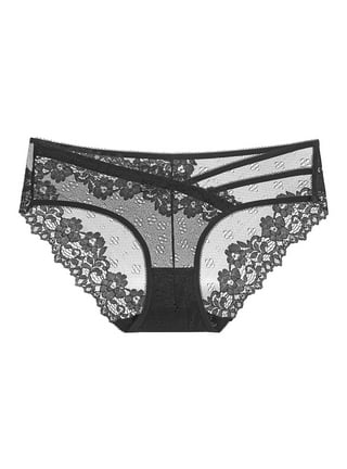 Sehao High Rise Underwear Women Lace Thongs for Womens Thong Lingerie Sheer  Mesh Panties Low Waist Sexy Lace Briefs Underwear Lace Lace Thong Plus