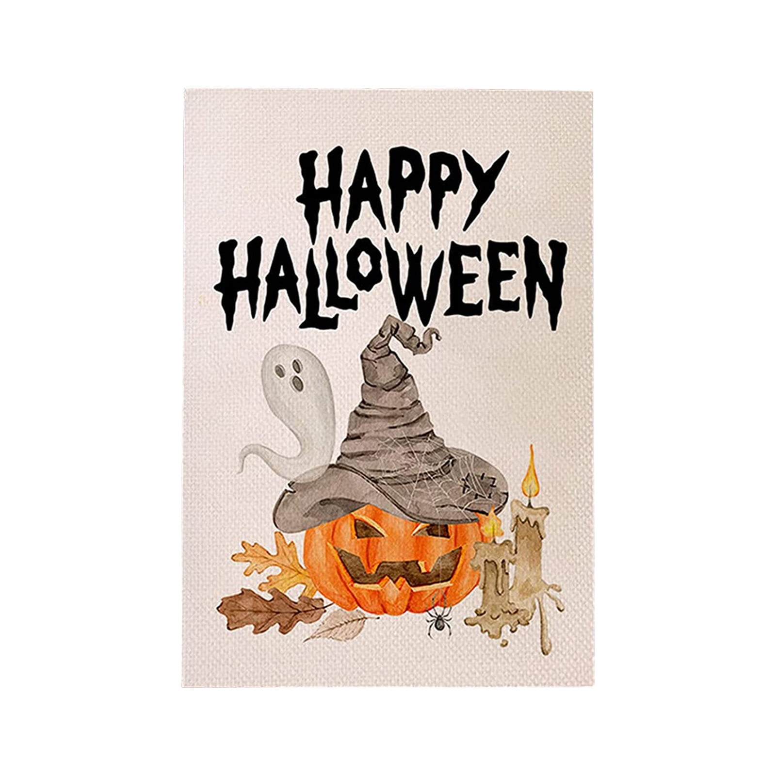 solacol Small Flags for Yard and Garden Halloween Garden Flag