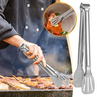 lulshou Grill Accessories BBQ Tool Stainless Steel Barbecue Clip Barbecue  Shovel Two-in-one Wooden Handle Steak Shovel Clip Outdoor Barbecue Tool 