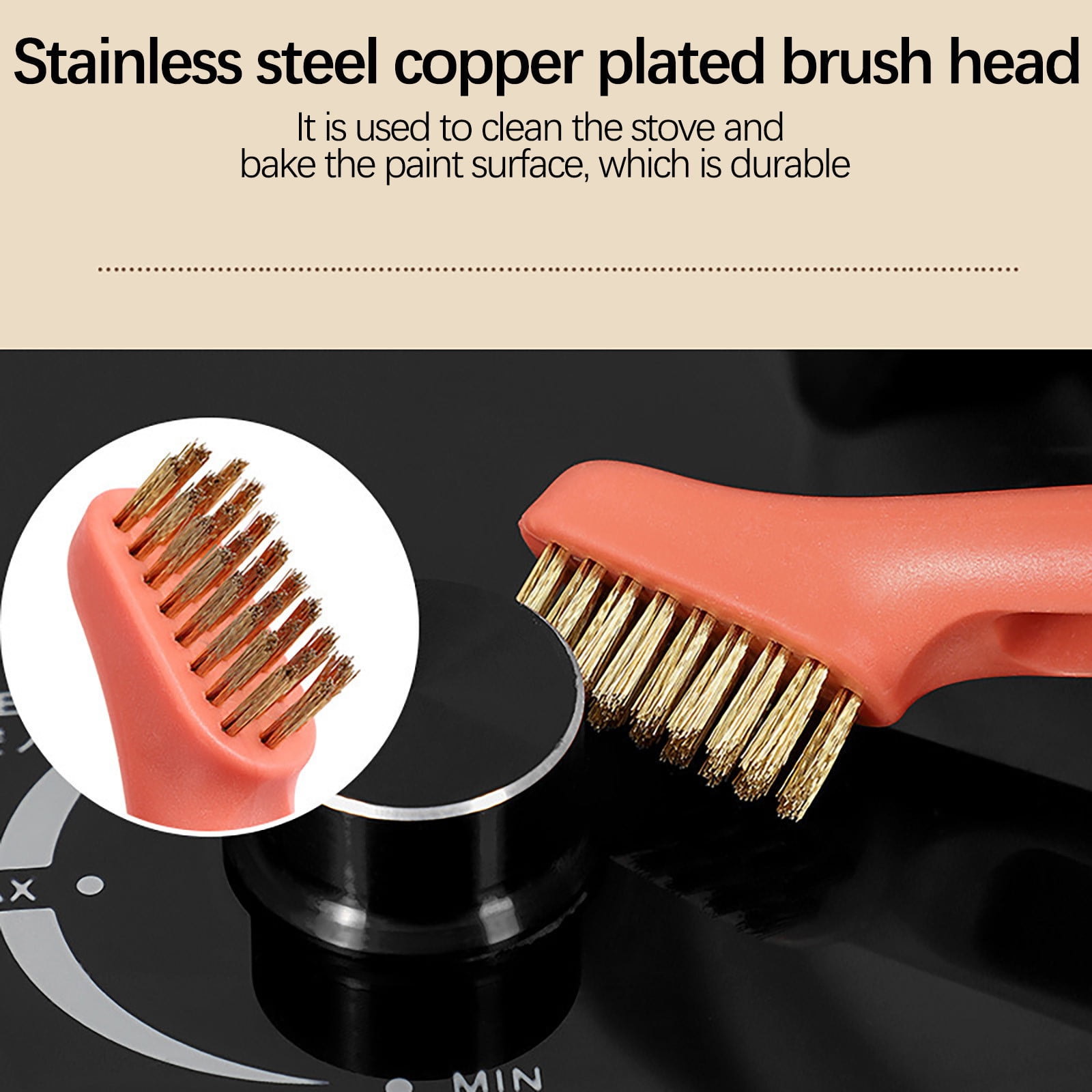 Stainless Steel Heavy Duty Spid Wire Hand Brush Br... - Vicedeal
