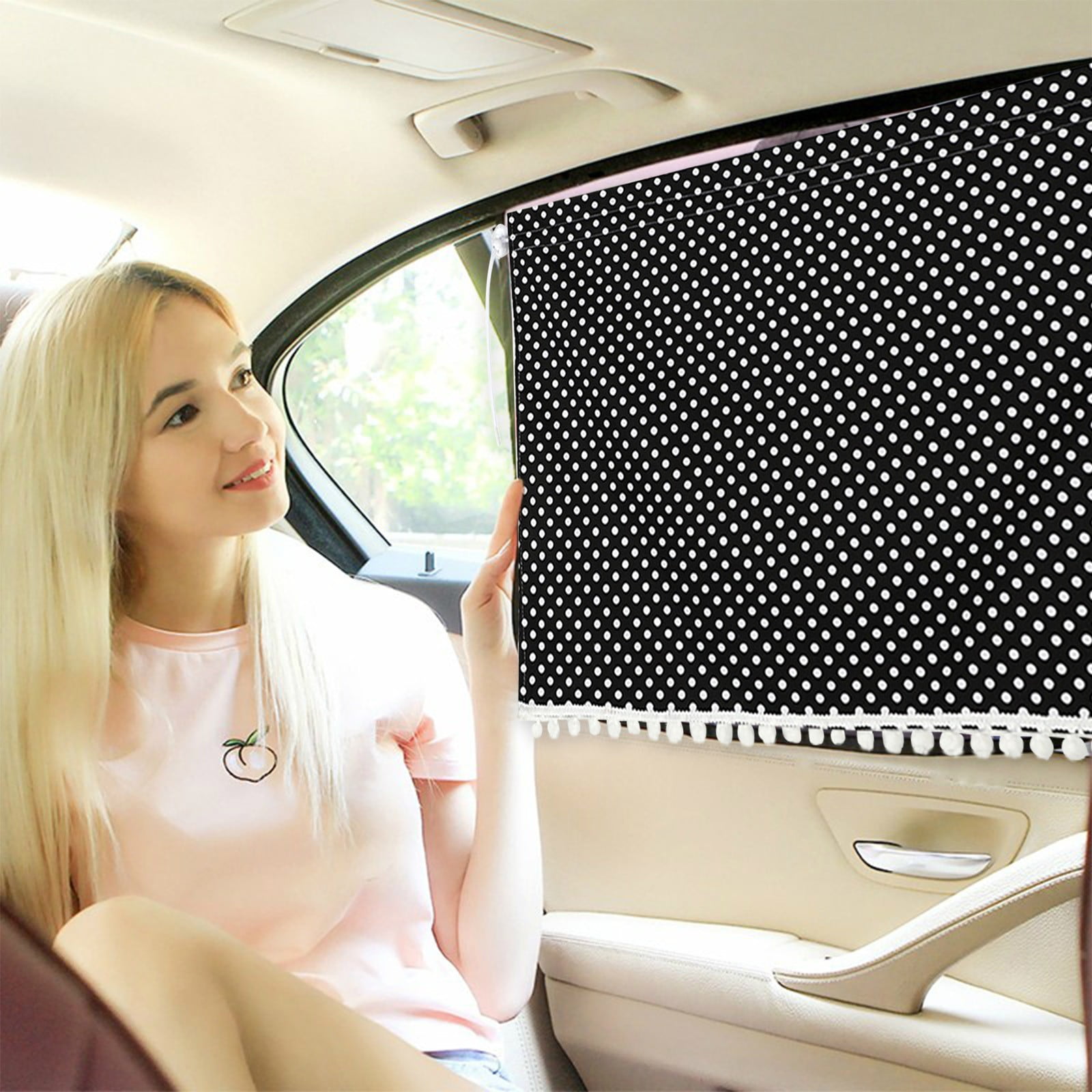 solacol Sun Shield for Car Windows Baby Car Curtain Fabric Sunscreen