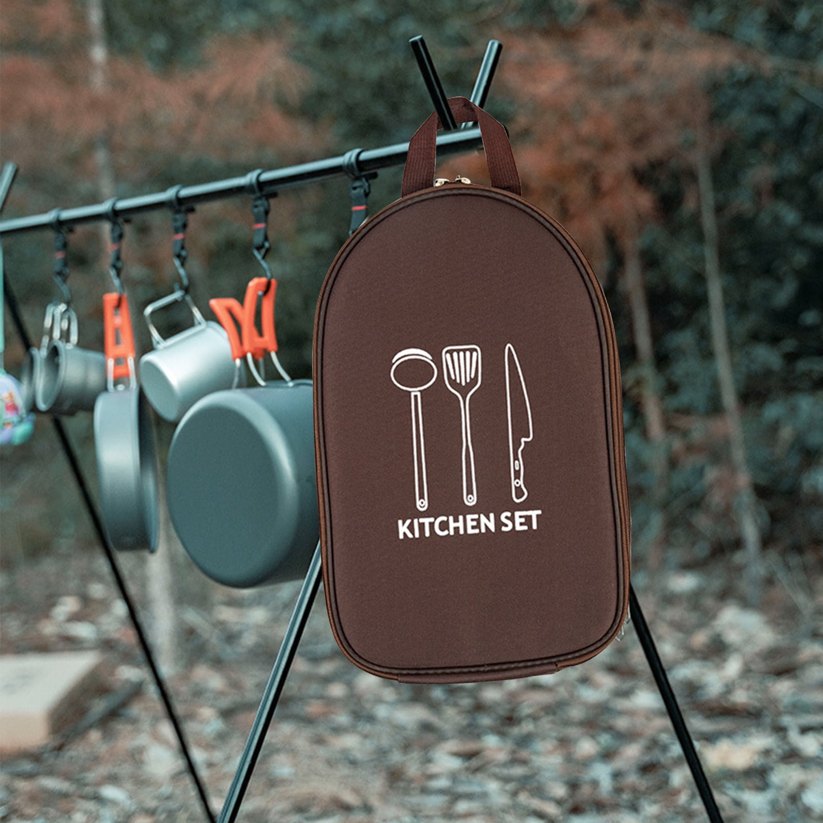 solacol Tool Bag with Tools Included Cookware Storage Bag, Outdoor