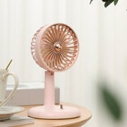 solacol Usb A To Usb A Cable Rechargeable Usb Fan, Portable in A Straight, Two Speed Wind Speed, Desktop Fan, Regolabile Angle Up and Down Sway Head
