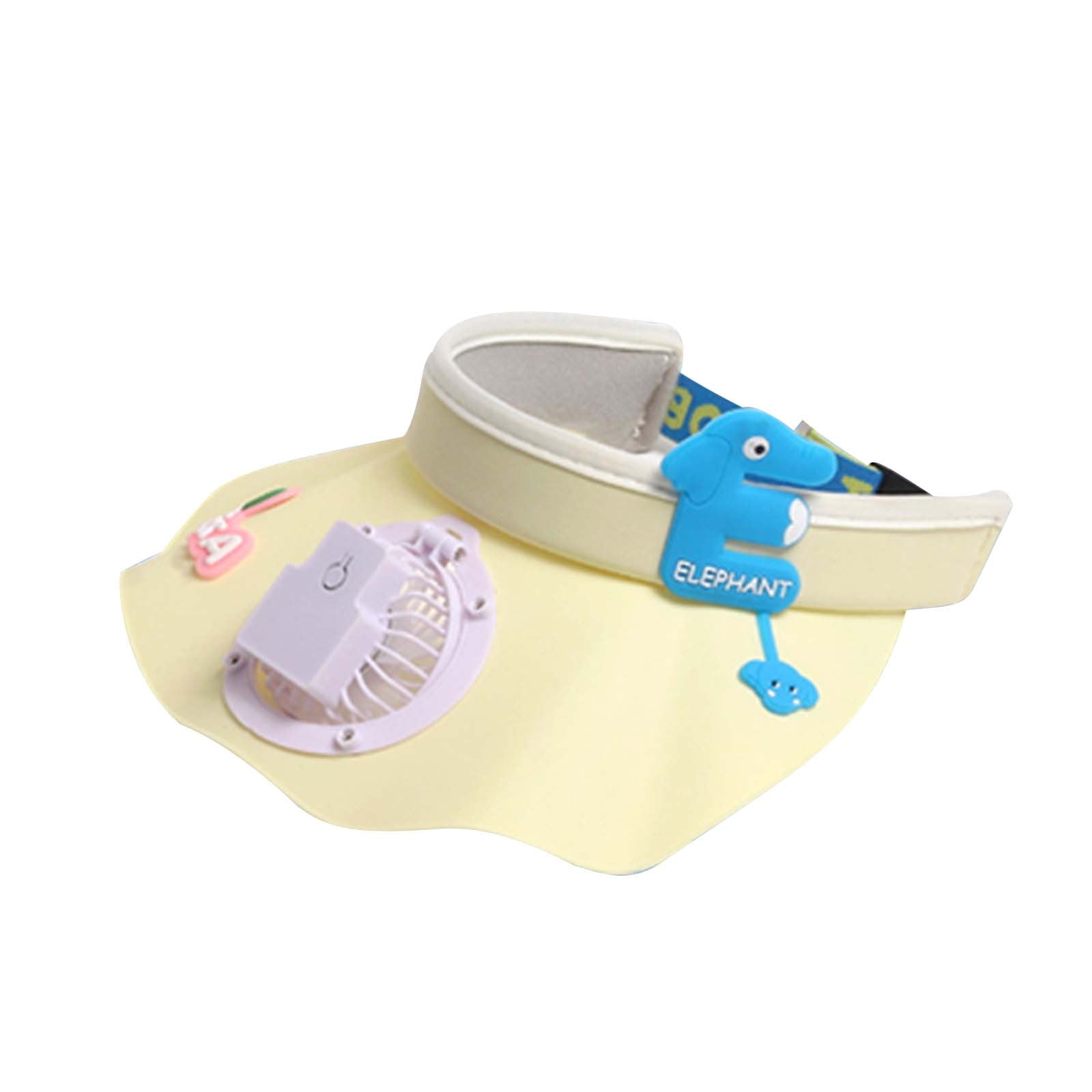 solacol Usb Fans Portable Rechargeable Summer Sun Visor Hat Usb